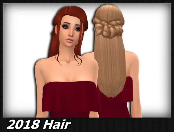 Mikerashi: 2018 Hair for Sims 4
