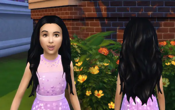 Mystufforigin: Emma hair retextured for Sims 4