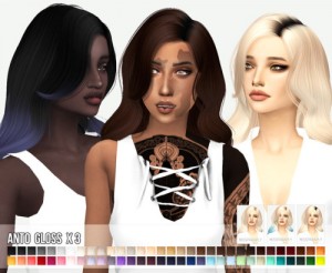 Sims 4 Hairs ~ Littlecrisp: Victorious and Deity Hair - Recolored and ...