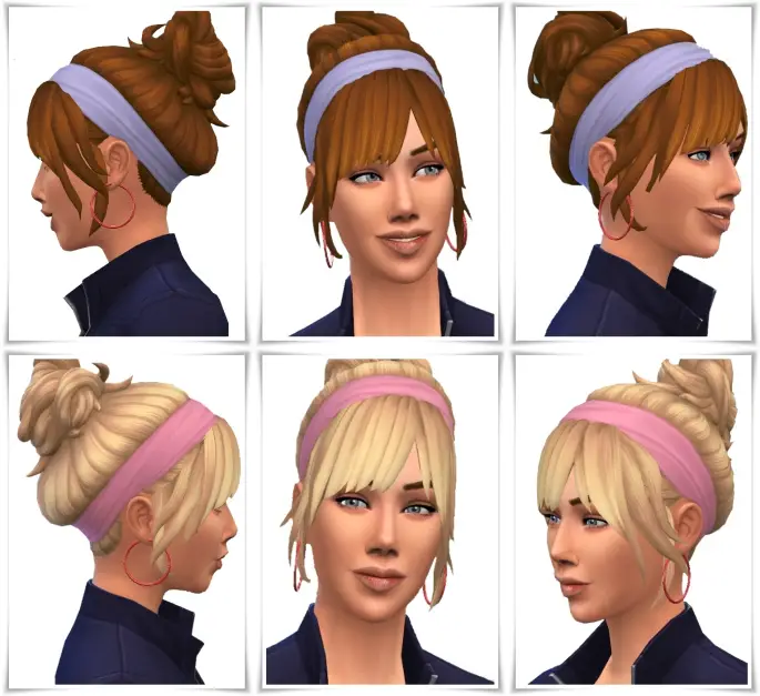 Sims 4 Birksches sims blog's Clean Bangs hair - Short hairstyles.