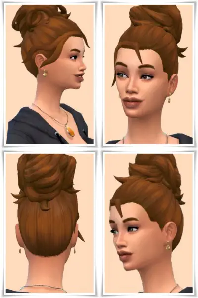 Birksches sims blog: Air Knot hair for Sims 4