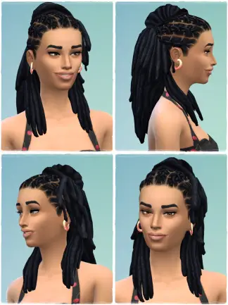 Birksches sims blog: Lock my Dreads hair for Sims 4