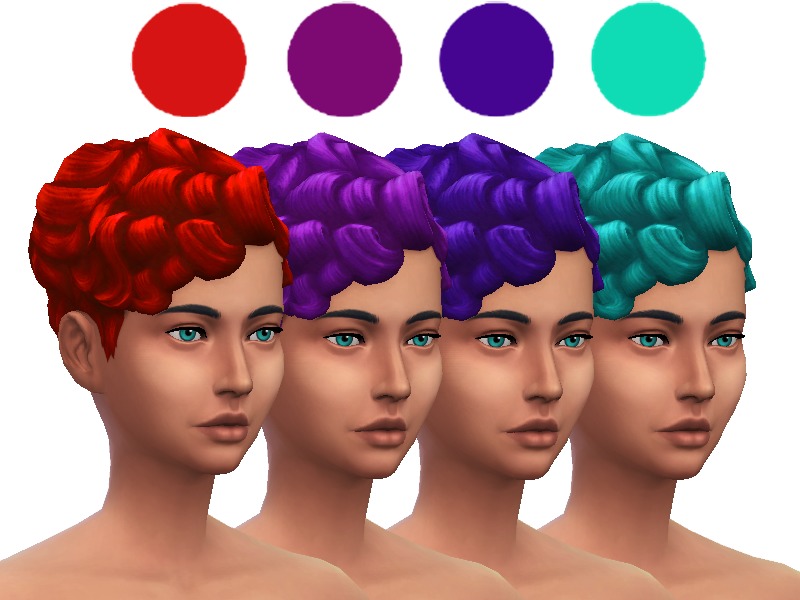 The Sims Resource Get To Work Hair Recolored By Ladyfancyfeast Sims