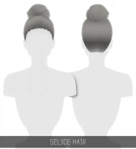 Simpliciaty: Selice hair for Sims 4