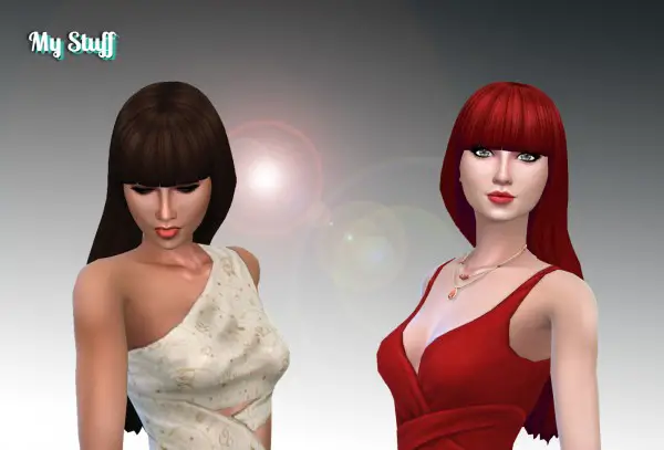 Mystufforigin: Gabriella Hair for Sims 4