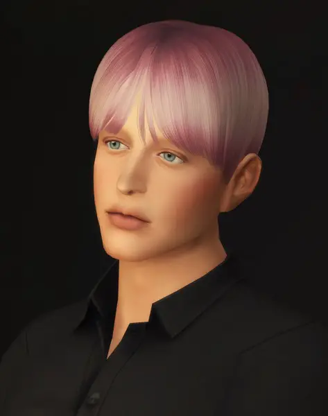 Rusty Nail: Musae hair retextured for Sims 4