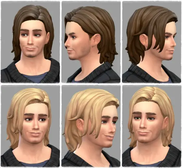 Birksches sims blog: Tyler Hair for Sims 4