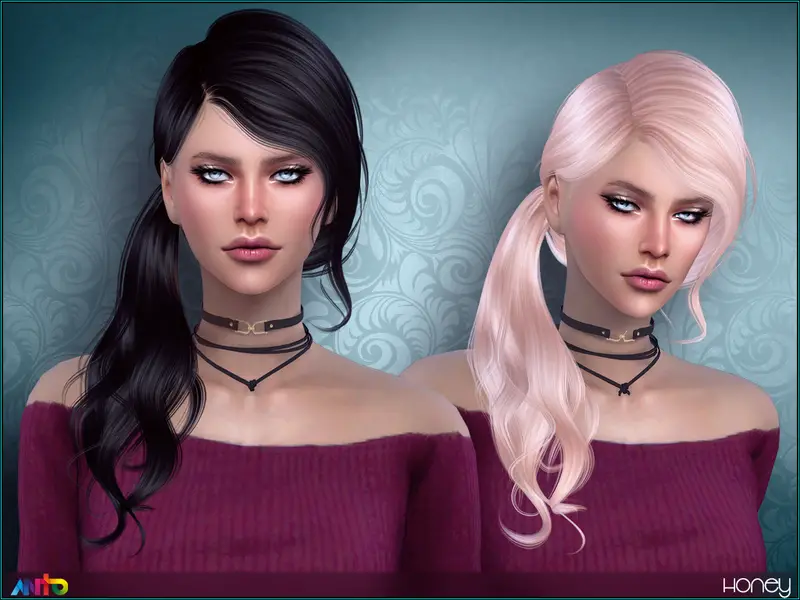 Sims 4 Hairs ~ Simiracle: Ade Darma`s Elizabeth hair retexttred - Kids ...