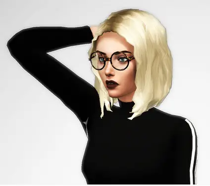 Choco Sims: Adele hair for Sims 4