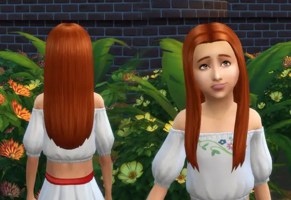 Mystufforigin: Allison Hair retextured for Sims 4
