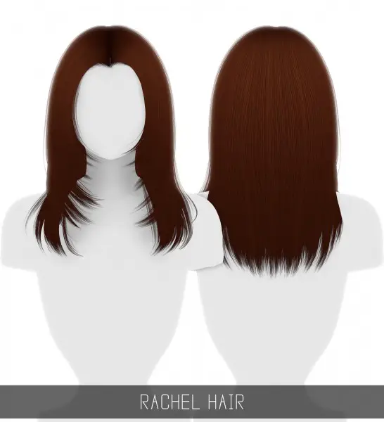 Simpliciaty: Rachel hair for Sims 4