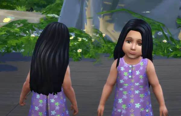 Mystufforigin: Gorgeous Hair for Toddlers for Sims 4