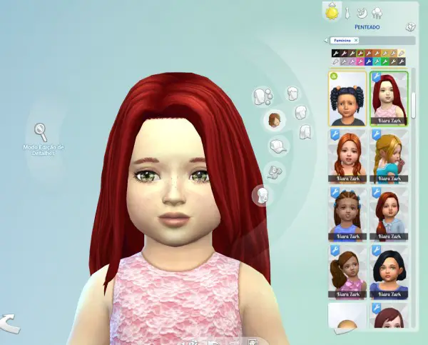 Mystufforigin: Gorgeous Hair for Toddlers for Sims 4