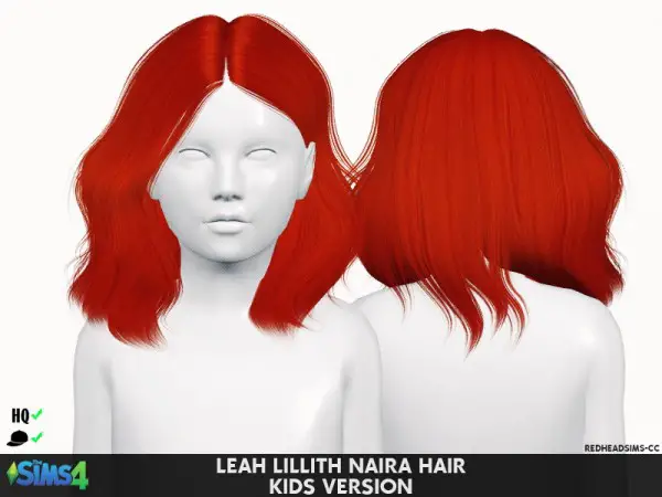 Coupure Electrique: Leahlillith`s Naira hair retextured for Sims 4