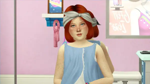 Coupure Electrique: Nightcrawler`s Icon hair retextured   kids and toddlers version for Sims 4