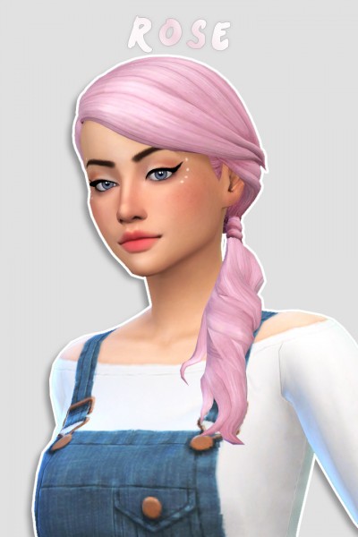 Sims 4 Hairs ~ MoraThami Simblr: 8Bitto Cafe - Pastel Hair Recolor ...