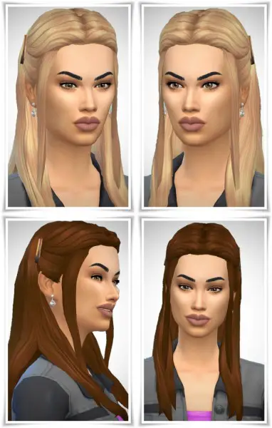 Birksches sims blog: Helene’s Slide Hair for Sims 4