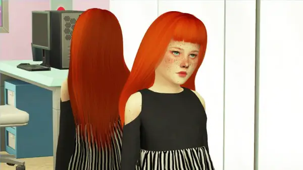 Coupure Electrique: Nightcrawler Venom hair retextured toddlers and kids wersion for Sims 4