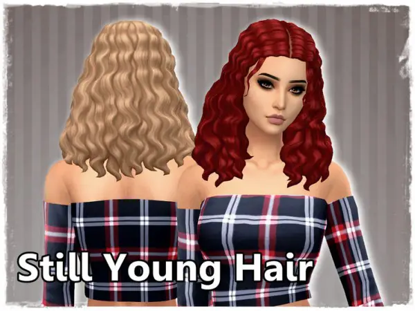 Mikerashi: Still Young Hair for Sims 4