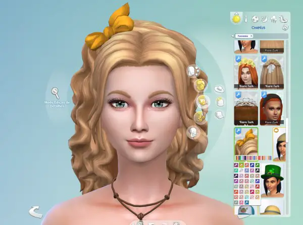 Mystufforigin: Leonora Hair V2 for Sims 4