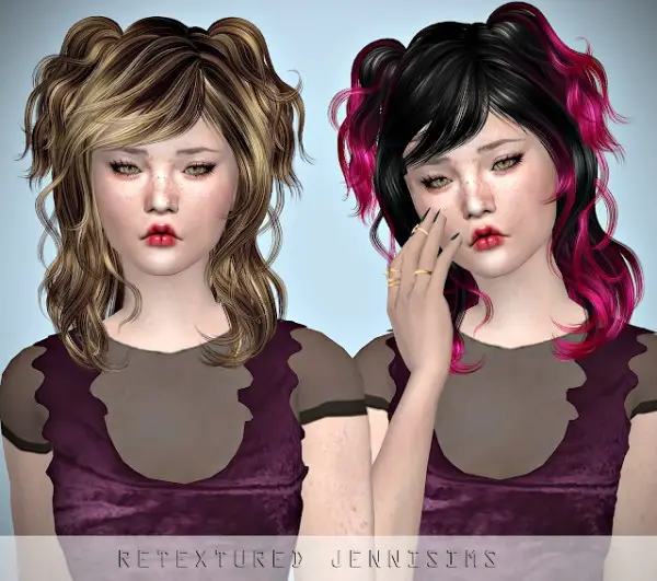 Jenni Sims: Newsea`s Chihuahua hair retextured for Sims 4