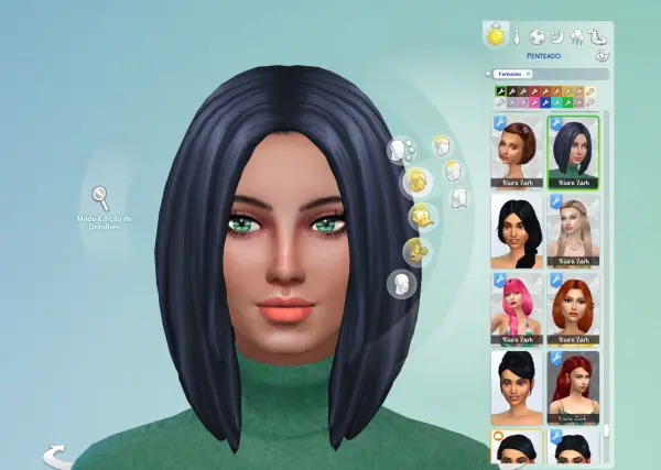 Mystufforigin: Gladys Hair for Sims 4