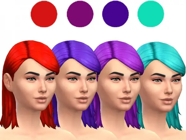 The Sims Resource: Get Together hair recolor Set by ladyfancyfeast for Sims 4