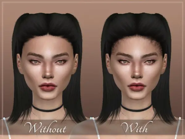 The Sims Resource: Hairline N1 by SayaSims for Sims 4