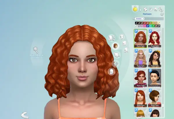 Mystufforigin: Joanne Hair retextured for Girls for Sims 4