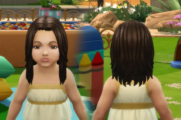 Mystufforigin: Dynamic Hair for Toddlers for Sims 4