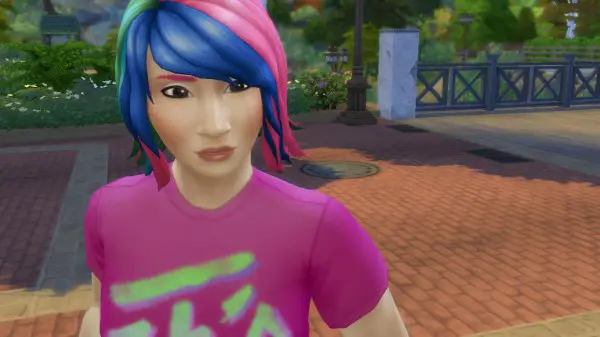 Mod The Sims: WWE Asukas Hair by EmilitaRabbit for Sims 4