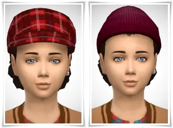 Birksches sims blog: Boy’s Swept Back with Neck Hair for Sims 4