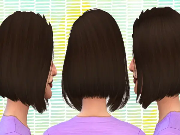 The Sims Resource: Anto`s Tempus hair recolored by crazydirpgirl for Sims 4