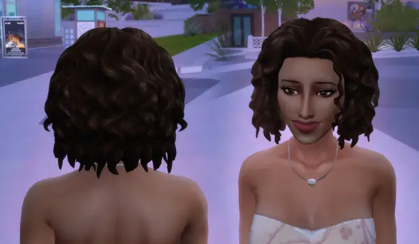 Mystufforigin: Leahlillith`s Ophelia hair retextured for Sims 4