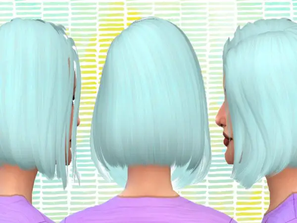 The Sims Resource: Anto`s Tempus hair recolored by crazydirpgirl for Sims 4