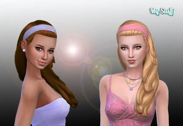 Mystufforigin: Livia Hair for Sims 4