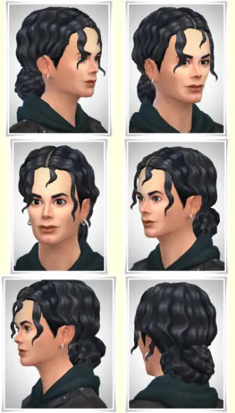 Birksches sims blog: Michael J. Hair for Sims 4