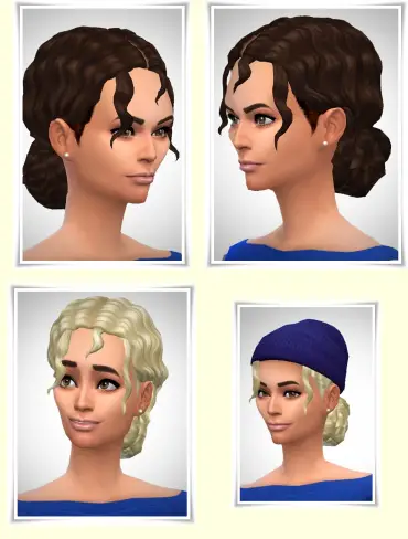 Birksches sims blog: Michael J. Hair for Sims 4