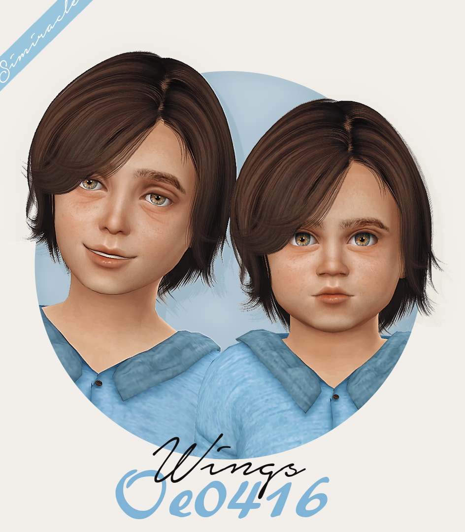 Simiracle: Wings Oe0416 ♥ - Sims 4 Hairs