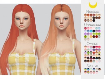 Sims 4 Hairs ~ Hallow Sims: Stealthic’s Heaventide Pushed Back hair