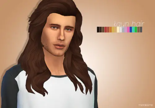 Merakisims: Kayn hair for Sims 4