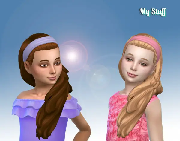 Mystufforigin: Livia hair retextured for Sims 4
