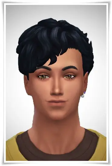 Birksches sims blog: My First Curls hair for Sims 4