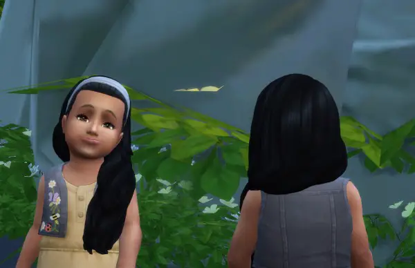 Mystufforigin: Livia hair retextured for toddlers for Sims 4