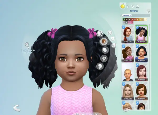 Mystufforigin: Poppy Hair for Sims 4