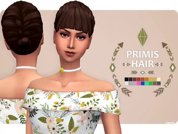 The Sims Resource: Primis Hair retextured by Nords for Sims 4
