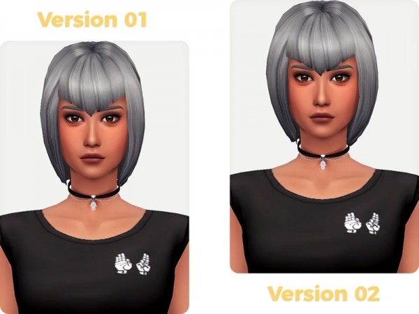 The Sims Resource: Mavis Dracula Hair by Nords for Sims 4