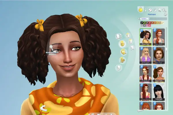 Mystufforigin: Poppy Hair retextured for Sims 4