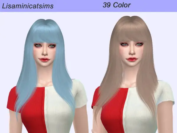 The Sims Resource: LeahLillith`s Monster Hair Retextured by Lisaminicatsims for Sims 4