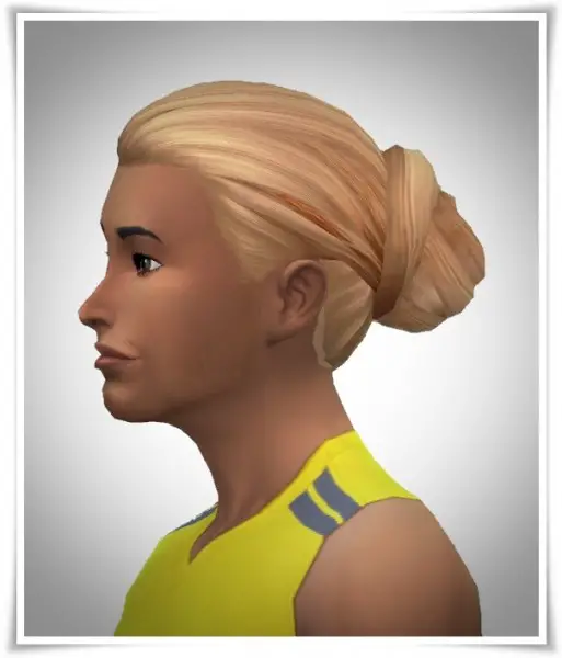 Birksches sims blog: Gents Hair Bun for Sims 4